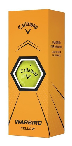 Pelotas Golf Callaway Warbird Yellow (tubo)| The Golfer Shop
