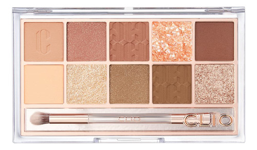 Paleta De Sombras Clio Pro Para Ojos, Mate, Brillante, Purpu