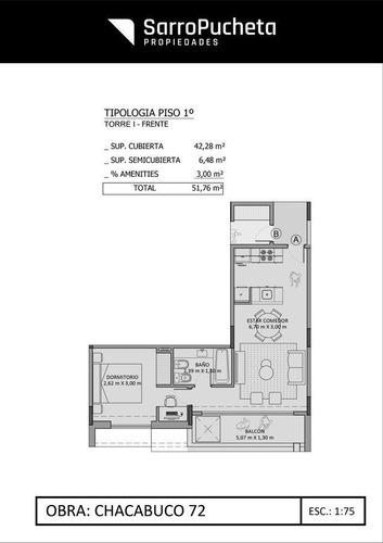 Imagen 17 de 23 de Venta Departamento 2 Amb - Haedo Sur (1c)