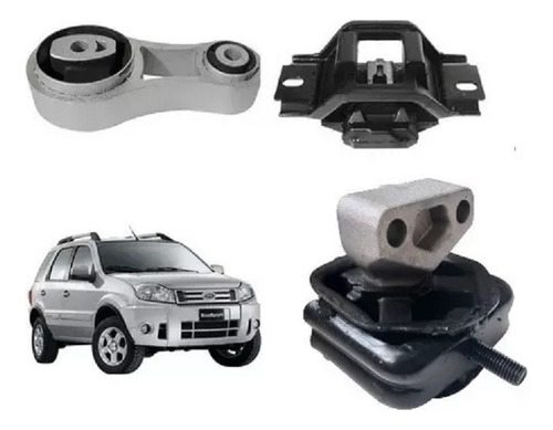 Kit 2 Calço Coxim Motor Cambio Ecosport 2.0 4x2 Automatica