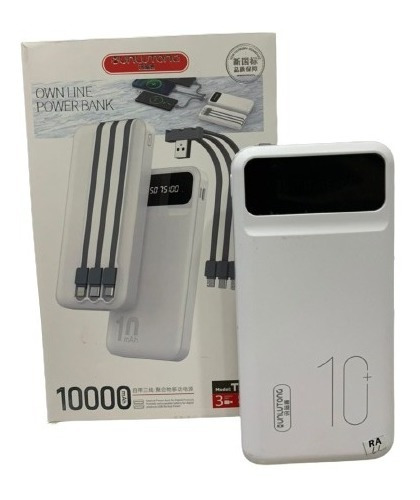 Power Bank Cargador Portatil Usb 10000 Mah P10w Doble Usb