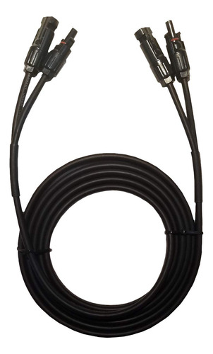 Cable Extension Solar 2 X 10 Awg X10 Hilo Cobre Conector