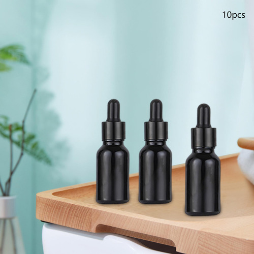 10x Botellas De Aceite Esencial Botellas Cuentagotas 20ml