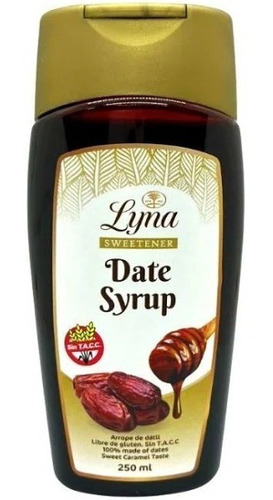 Syrup De Datil Marca Lyna Sin Tacc Apto Vegano X 250 Ml 