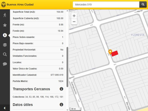 Terreno Usab1 O Casa A Reciclar 4 Ambientes En Floresta