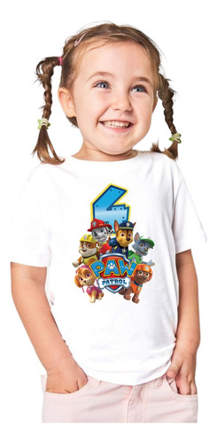 Playera Paw Patrol Patrulla Canina Personajes Animados 4