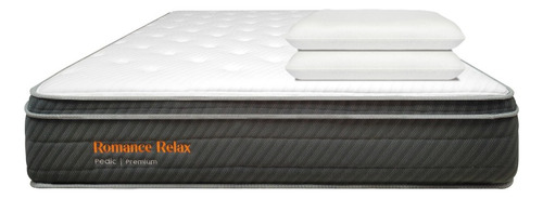 Romance Relax Pedic Premium colchón firme doble 140x190x34cm color blanco