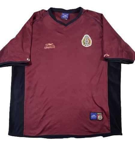 Jersey Atletica Selección Mexicana Korea Japon 2002 Visitant