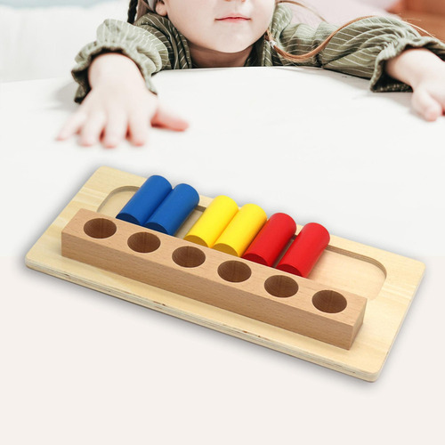Juguetes Sensoriales Con Caja De Clavijas De Madera
