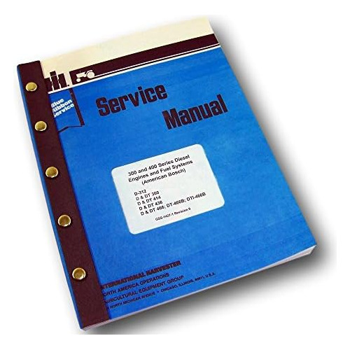 Manual De Servicio De Motor   International D Dt466