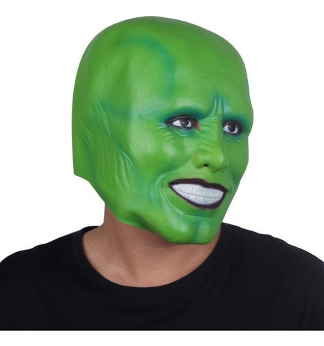 Halloween A Máscara Jim Carrey Máscara Verde Cosplay Filme C