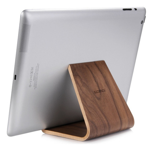 Suporte De Madeira Samdi Birch Para Tablet