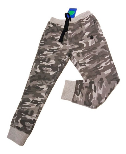 Pantalon Jogging Chupin Niños Algodon Camuflado