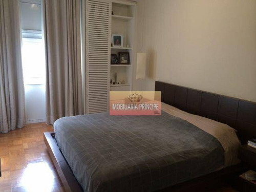 Imagem 12 de 17 de Apartamento Com 3 Dormitórios E 1 Vaga De Garagem Para Alugar, 130 M² Por R$ 8.500/mês - Higienópolis - São Paulo/sp - Ap1159