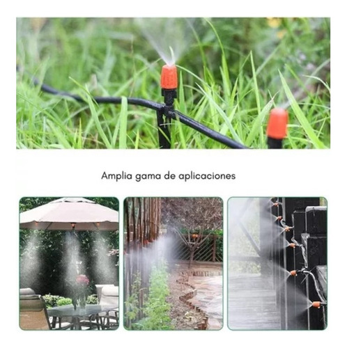 Kit Riego Goteo Aspersor 40m 158pcs