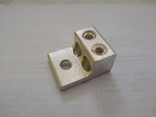 10 Zapatas Mecánicas Aluminio Dobles 14-3/0 600 V