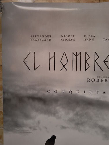Póster Original Cine El Hombre Del Norte (Usado)