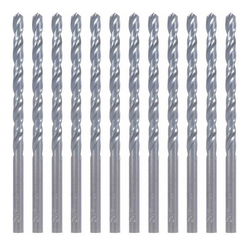 12 Brocas Acero Rápido No. 26 1-7/8 X 3 Pulgadas Viking