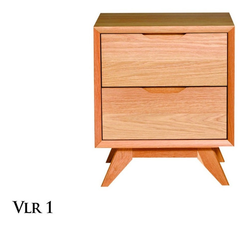Velador,mesa De Noche,madera Tornillo ,modelo Vlr 1