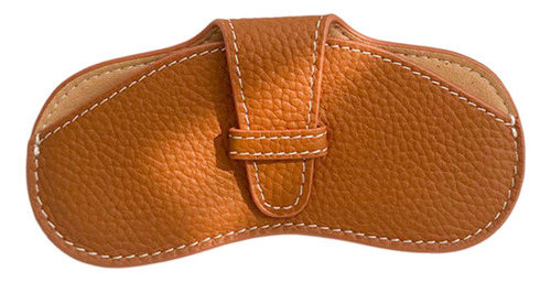 Estuche Blando Para Gafas Cuero Artificial Duradero Marrón