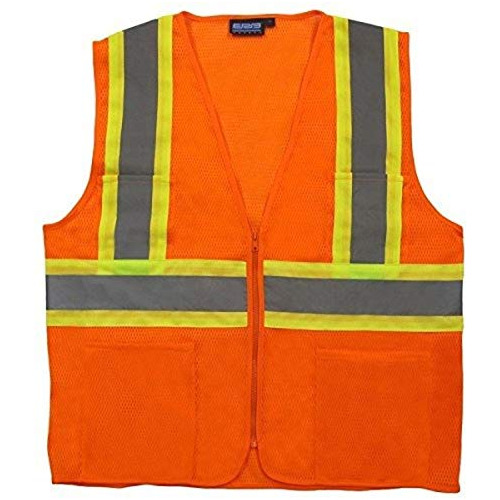 Chaleco Estándar Erb, Hi Viz Naranja, Sm