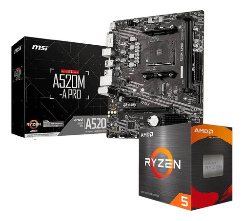 Combo Ryzen 5 5600g + Board  A520  Pro  Pc Colombia