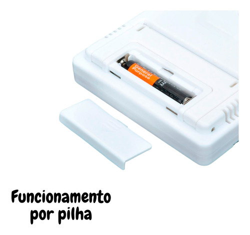 Relógio Termo Higrômetro Termômetro Digital Com Sensor Embutido Medidor De Umidade E Temperatura Do Ar Termo-higrômetro Htc-1 Tumblr