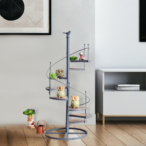 Soporte For Plantas En Espiral, Organizador De Macetas,