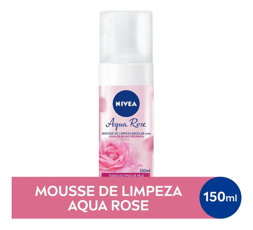 Mousse De Limpeza Micelar Aqua Rose 150ml Nivea