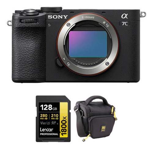 Kit Sony A7c Ii Cámara Mirrorless Y Accesorios Color Negro