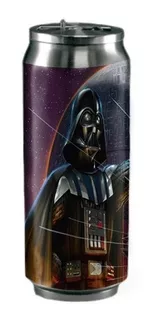 Termo Lata Plata De Darth Vader Star Wars