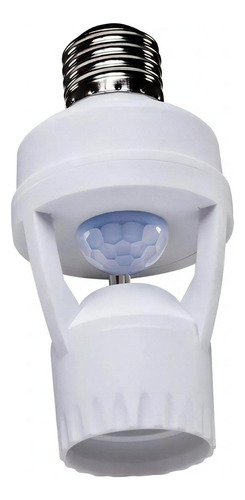 Sensor De Presença Lâmpada E27 Interruptor Movimento 360