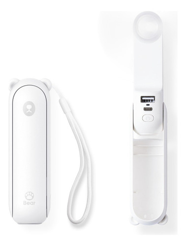 .. Ventilador Portátil Recargable Usb Jisulife Con Linterna