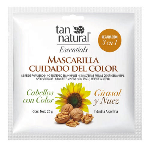 Tan Natural Masc.sachet Color  