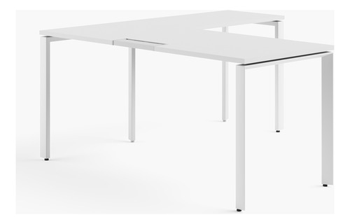 Lateral Para Escritorio Space 50x90 Blanco