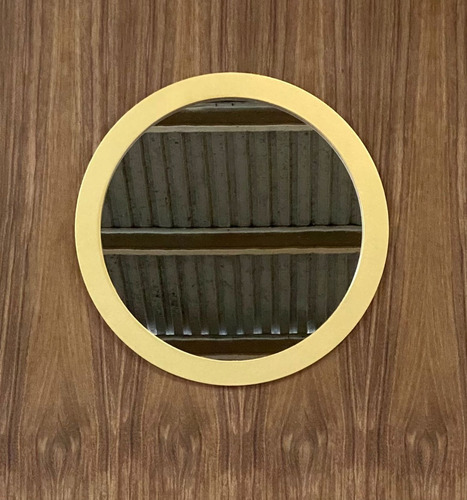 Espejo Circular Redondo 60cm Plata Y Oro Y Más Decoracón