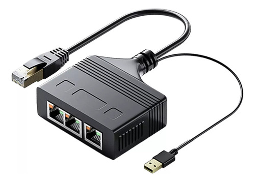 Adaptador Divisor Rj45 Adaptador Red 1 De 3 Hilos