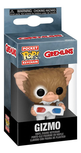 Llavero Funko Pop: Gremlins - Gizmo Con Gafas 3d De 5 Cm