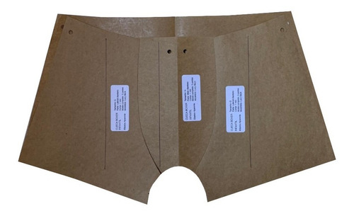 Kit Molde De Cueca Boxer Adulto E Infantil