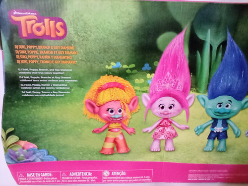 Cuatro Figuras Pelicula Trolls Set 4 Pack Dreamworks Cerrado (Usado)