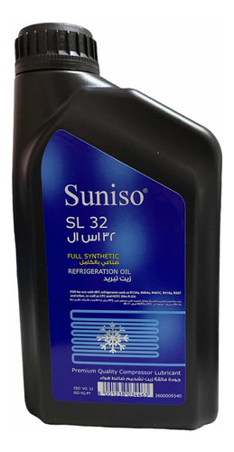 Aceite Sintetico Sl32 Para Refrigeracion Suniso 1 Litro