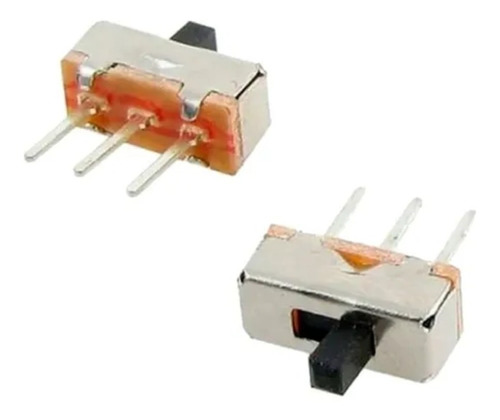 10pzs Mini Switch Deslizable De Palanca 2 Posiciones 3 Pin P