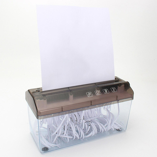 Mini Trituradora A4 Casa Manual Escritório