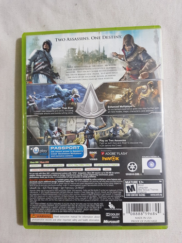 Assassin's Creed Revelations Xbox 360 (Usado)