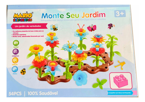 Blocos De Montar Monte Seu Jardim Encantado Com 54 Peças 1