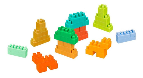 Cadeira Didática Brincadeira Blocos De Montar Infantil