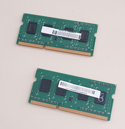 2x2gb = 4gb Memória Ddr3 1333mhz P/notebook Dell N4020 N4030