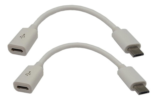 4 Inch Cellphone/tablet Cable De Extensión Usb Micro Macho A