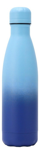 Botella Termica Acero Inoxidable Doble Capa Premium Color Azul - Celeste