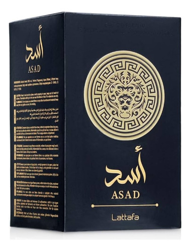 Asad Lattafa Perfume Árabe Elixir 100 Mi Eau De Parfum